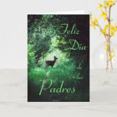 スペイン語: Dia del Padre/の父の日 カード (黄色い花)