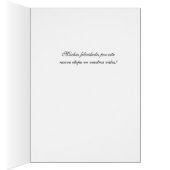 スペイン語: Felicidadesのpor su Boda/の結婚式 (内側 (右))