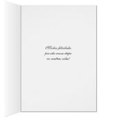 スペイン語: Felicidadesのpor su Boda/の結婚式 (内側 (右))