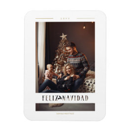 スペイン語 Feliz Navidad おしゃれカリグラフィー マグネット