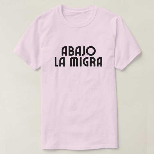 スペイン語 ICE打倒 Tシャツ (デザイン正面)