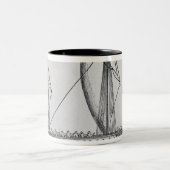 スペイン語Ship ツートーンマグカップ (中央)