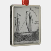 スペイン語Ship メタルオーナメント (右)