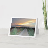 スペイン通りでの夕日 カード (正面)