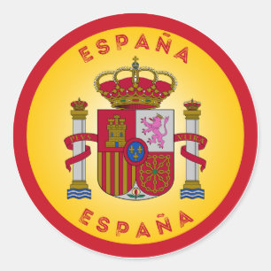 スペイン遺産エンブレム ラウンドシール