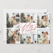 スペイン風クリスマス フォトコラージュ シーズンカード (正面)