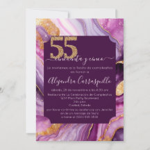 スペイン風ソフィスティケート アゲート 55歳の誕生日パーティー