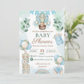 スペイン風ベビーシャワー 招待状 (スタンド正面)