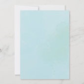 スペイン風ベビーシャワー 招待状 (裏面)