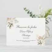 スペイン風ボホーセーブ・ザ・デートカード セーブザデート (スタンド正面)