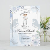 スペイン風メキシコ銀チャロ洗礼招待状 招待状 (スタンド正面)