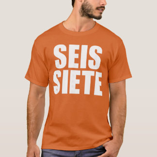 スペイン風レトロなセブン Tシャツ