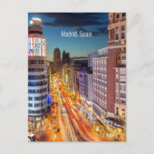 スペイン風光明媚なマドリードの写真 ポストカード (正面)