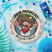 スペイン風 キャラクター Buen Provecho パーティーグッズ プレート (パーティー)