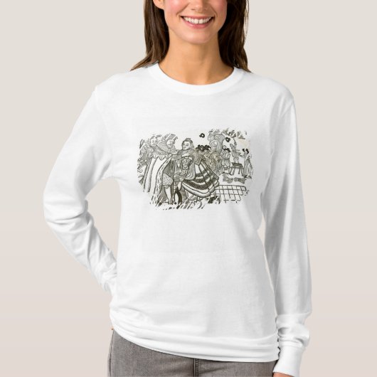 スペイン1623年からのチャールズWelcome Home王子の Tシャツ (正面)