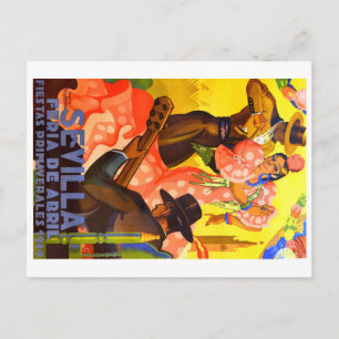スペイン1949 Seville April Fair Poster ポストカード
