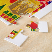 スペイン1955年のセヴィル4月の公平なポスター ジグソーパズル (側面)