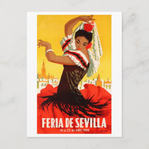 スペイン1959 Seville April Fair Poster ポストカード