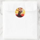 スペイン1959 Seville April Fair Poster ラウンドシール (バッグ)