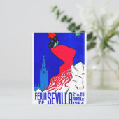 スペイン1964 Seville April Fair Poster ポストカード (スタンド正面)