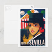 スペイン1969 Seville April Fair Poster ポストカード (正面/裏面)