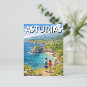 スペイン・アストゥリアス旅行 ポストカード (スタンド正面)