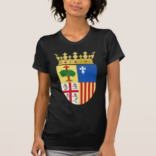 (スペイン)アラゴン紋章付き外衣 Tシャツ