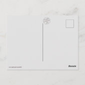 スペイン,アンダルシアからの挨拶 ポストカード (裏面)