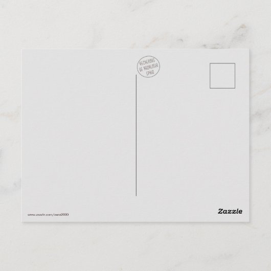 スペイン,アンダルシアからの挨拶 ポストカード (裏面)