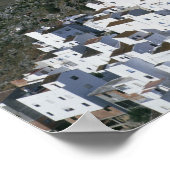 スペイン，アンダルシア，カサレスのホワイトビレッジ2 ポスター (角)