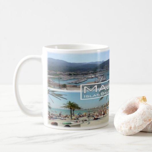 スペイン – エスパナ – バレアレス諸島 – マヨルカ –  コーヒーマグカップ (ドーナツ)