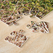 スペイン，エルカミノ，馬と貝の標示柱 ジグソーパズル (側面)