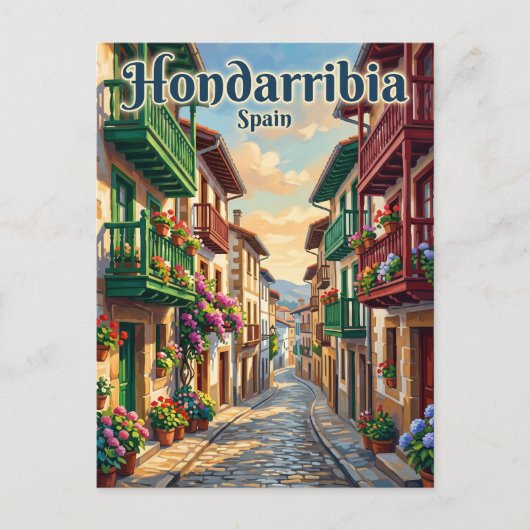 スペイン・オンダルビア旧市街 ポストカード (正面)