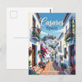 スペイン、カサレスの路地 スペイン ポストカード (正面/裏面)
