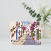 スペイン、カサレスの路地 ポストカード (スタンド正面)