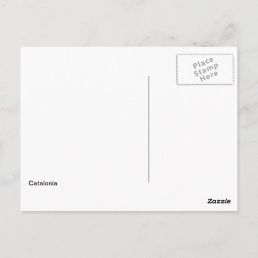 スペイン：カタルーニャのラ・セニエラ ポストカード (裏面)