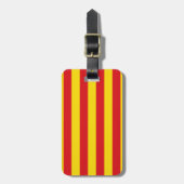 スペイン：カタルーニャのラ・セニエラ ラゲッジタグ (正面縦)
