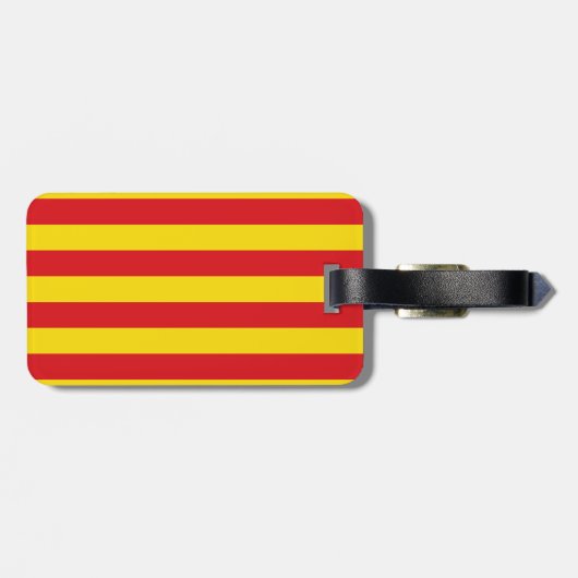 スペイン:カタルーニャのラ・セニエラ ラゲッジタグ (裏面横)
