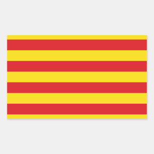 スペイン:カタルーニャのラ・セニエラ 長方形シール