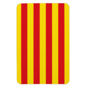 スペイン:カタルーニャ国旗 マグネット (縦)