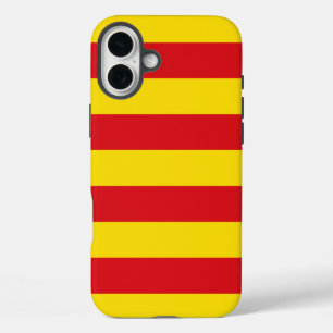 スペイン:カタルーニャ国旗 iPhone 16 PLUSケース