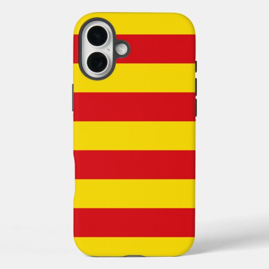 スペイン:カタルーニャ国旗 Case-Mate iPhoneケース (裏面)