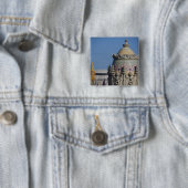 スペイン、カタルーニャ州、バルセロナ バルセロナの屋根 缶バッジ (インサイチュ)
