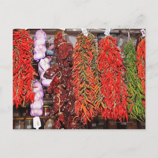 スペイン、カタロニア、バルセロナ、ラボケリア市場 ポストカード (正面)