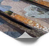 スペイン、カタロニア、バルセロナ。Casa Batllo (1906). 2 ポスター (角)