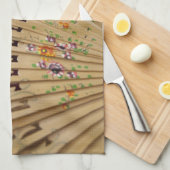 スペイン、カディス州、セビリア。歴史的なサンタ キッチンタオル (四つ折り)