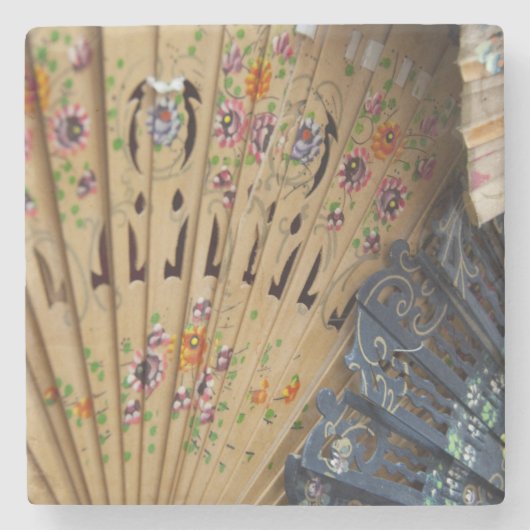 スペイン、カディズ州、セビリア。歴史的サンタ ストーンコースター (正面)