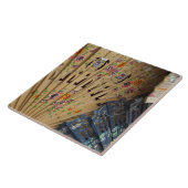 スペイン、カディズ州、セビリア。歴史的サンタ タイル (側面)