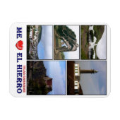 スペイン – カナリア諸島 – エル・ヒェロ – I Love - Magn マグネット (横)