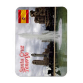 スペイン – カナリア諸島 – テネリフェ – サンタクルーズ – マグネット (縦)